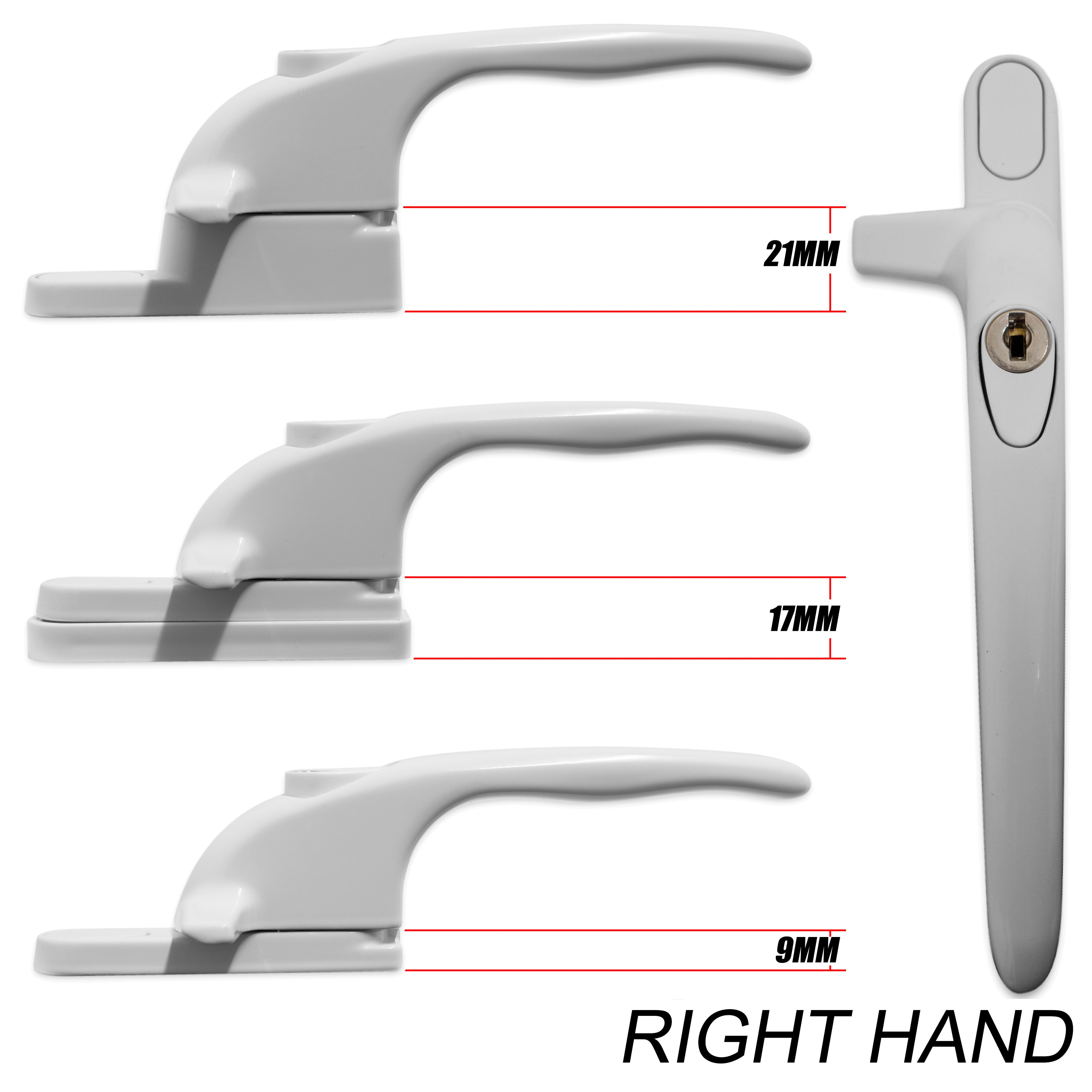 Yale Virage Cockspur Window Handle Right Hand