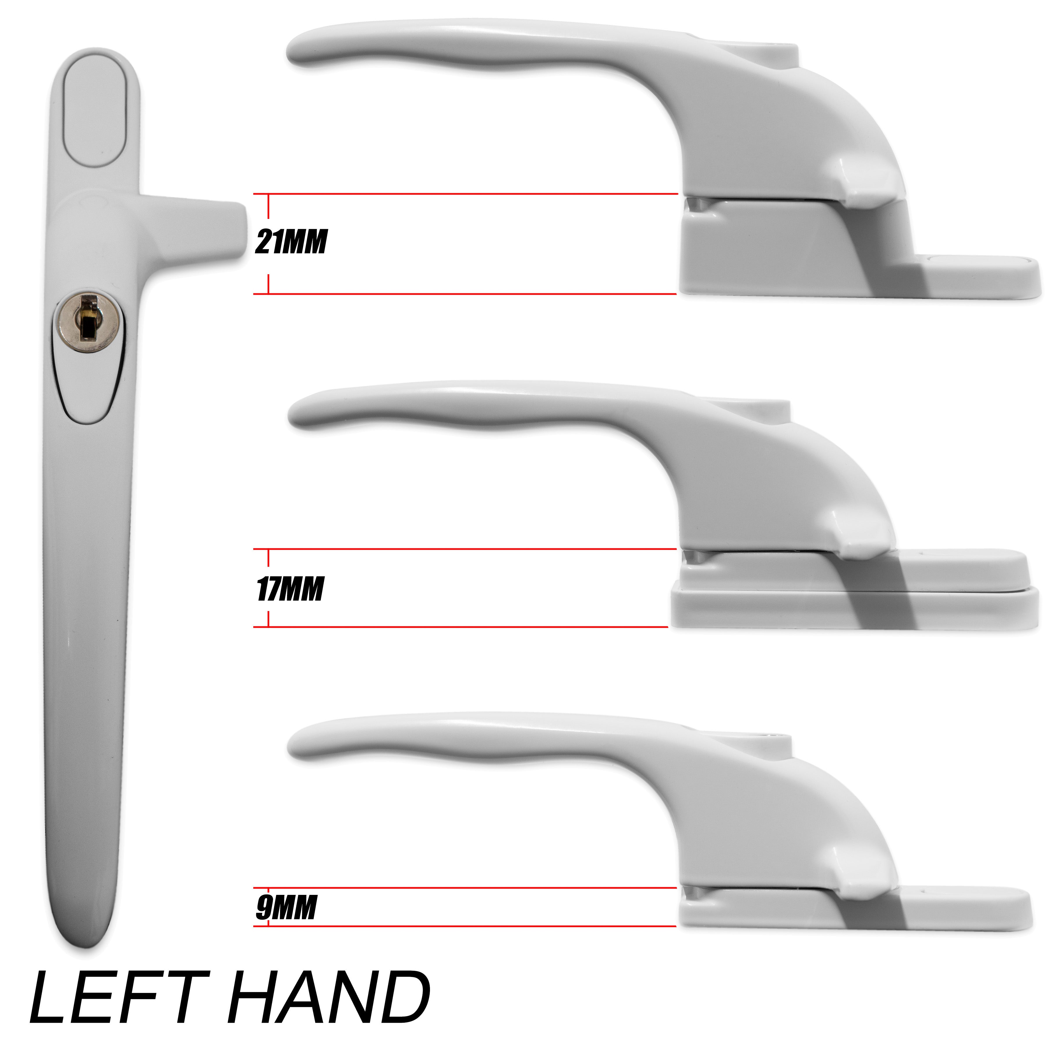 Yale Virage Cockspur Window Handle Left Hand