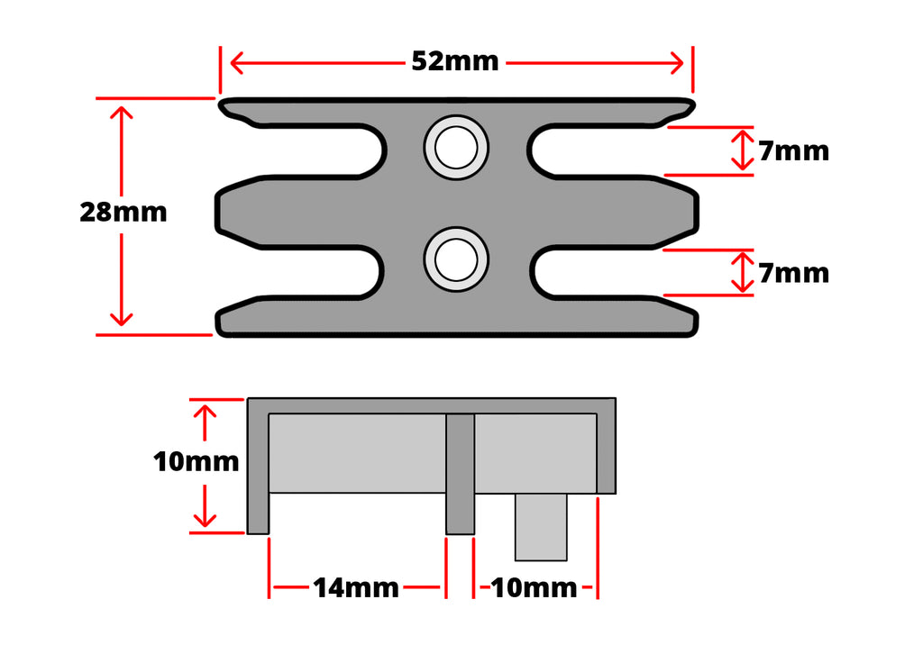 Avocet WMS Espag Mushroom uPVC Window Keep ERK041MB Technical Details