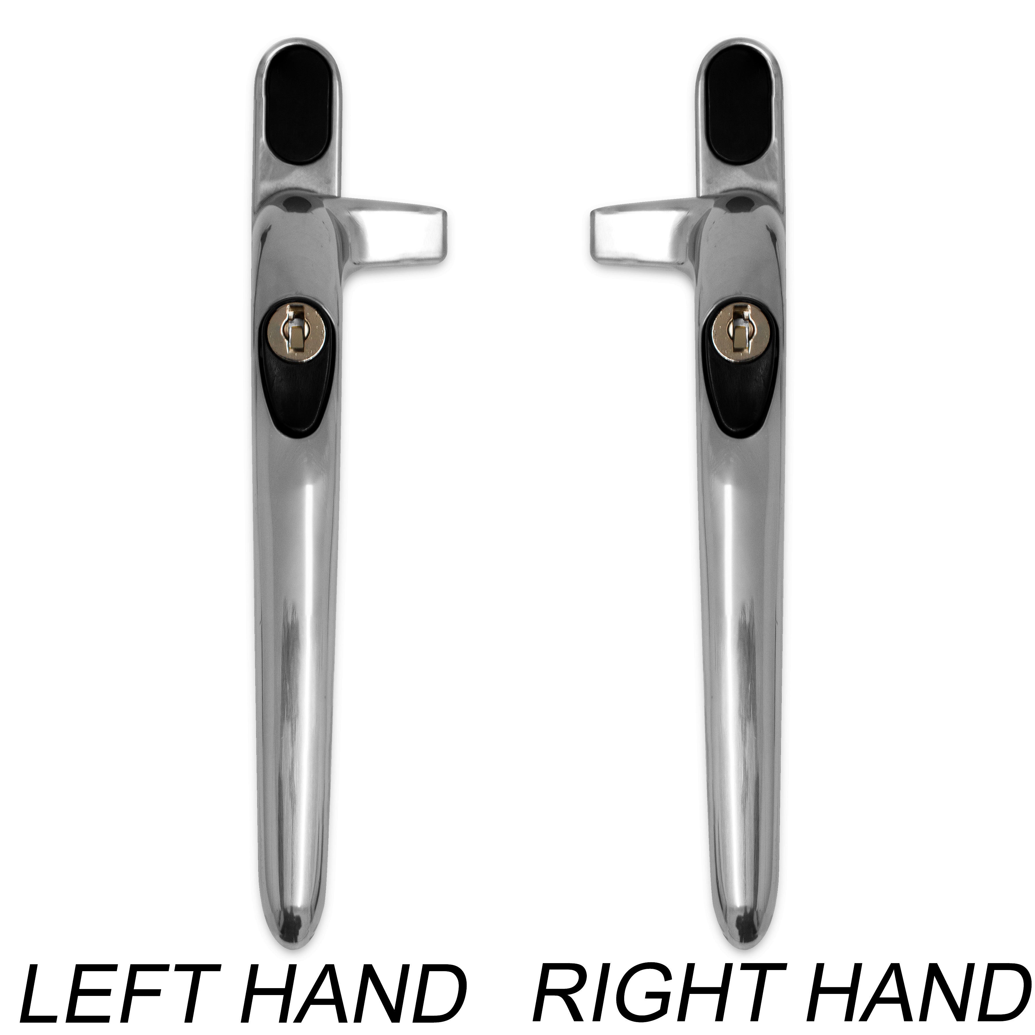 Yale Virage Cockspur Window Handle Chrome