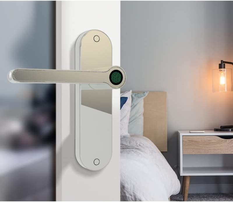 blusafe breeze fingerprint door handle bedroom