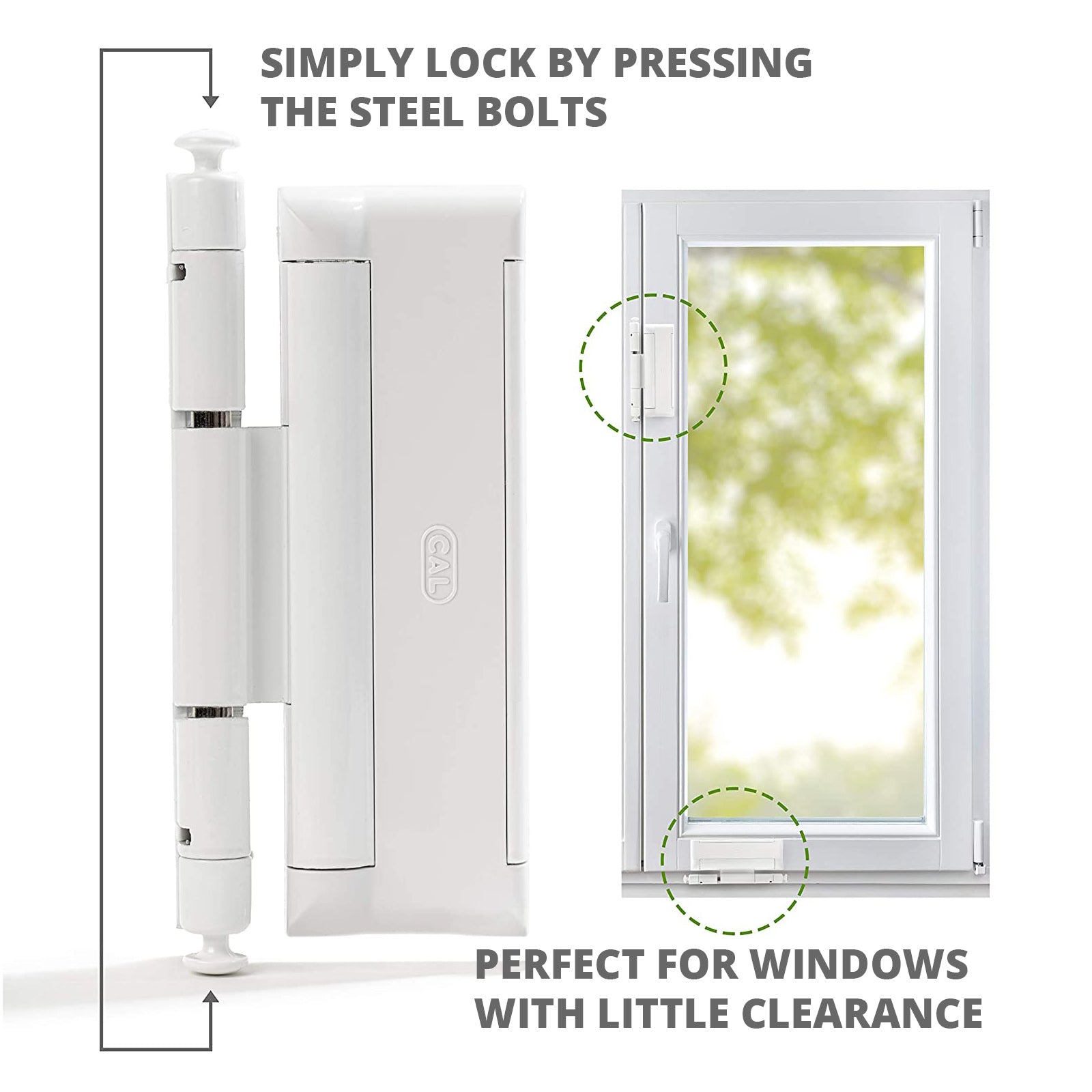 CAL UK Resi-Lok Window &amp; Door Lock On Window