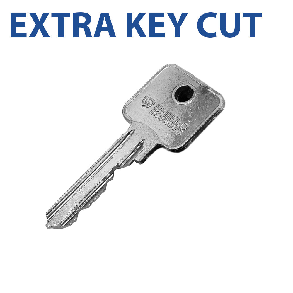 ADDITIONAL KEY for Shield Hardware 1 Star Euro Cylinder