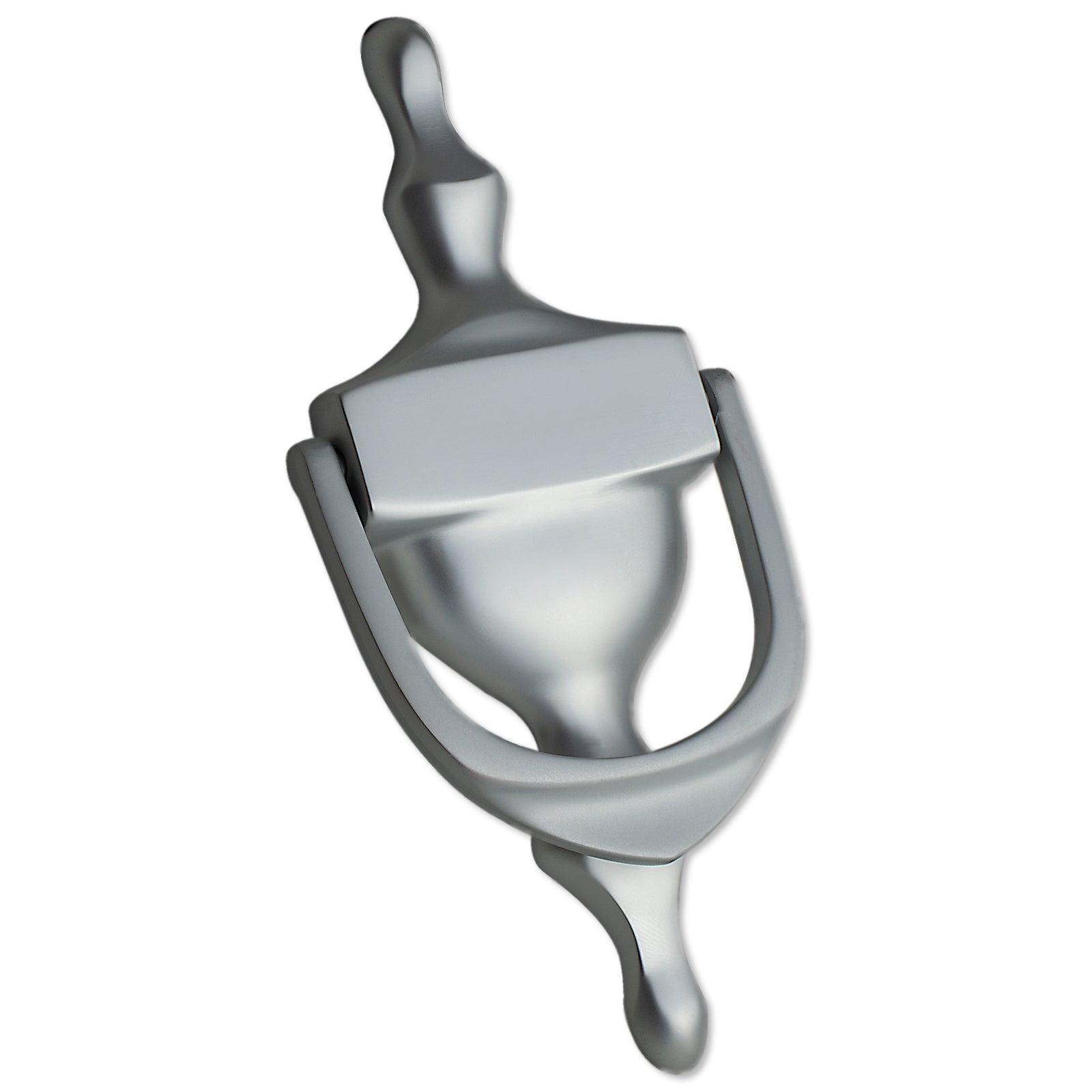 Victorian Urn Door Knocker Satin Silver