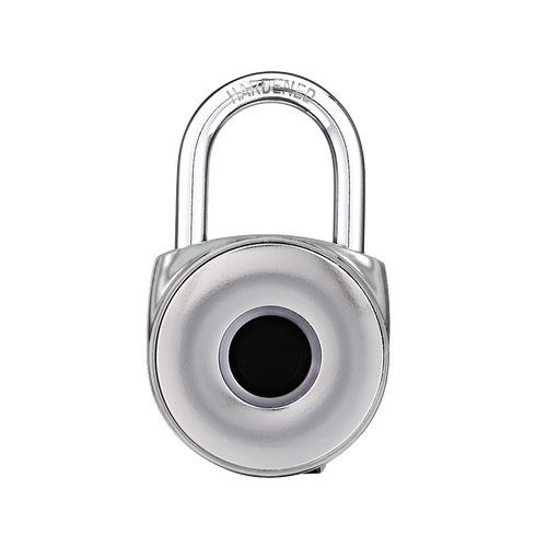blusafe mirage fingerprint padlock chrome