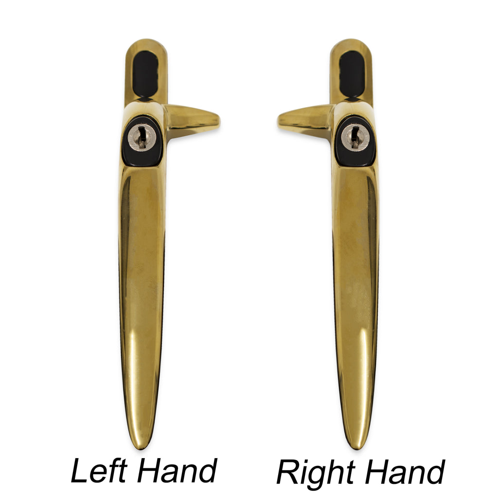 Trojan Cockspur Window Handle Gold