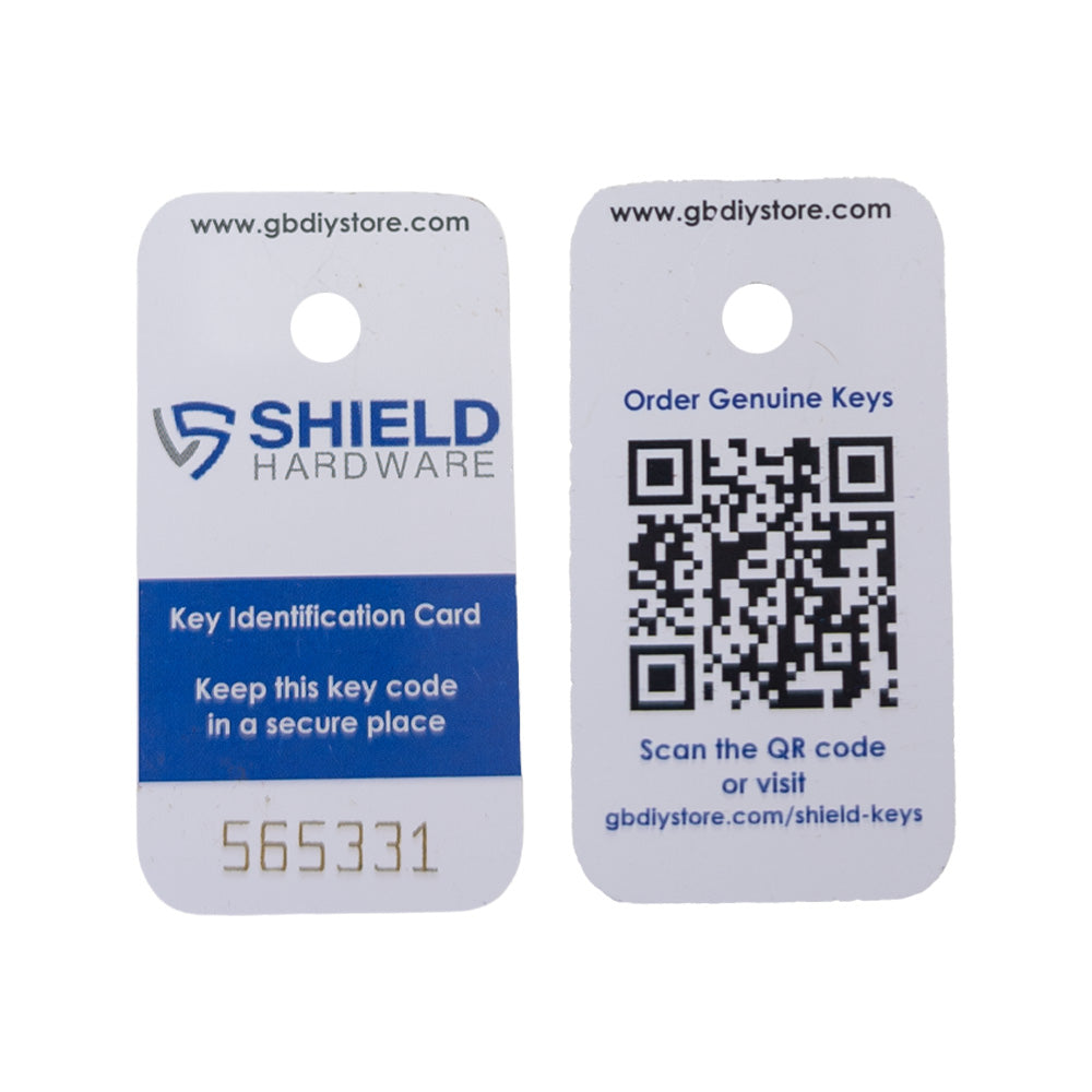 Shield Hardware 1 Star Euro Cylinder - Keyed Alike to Your Code